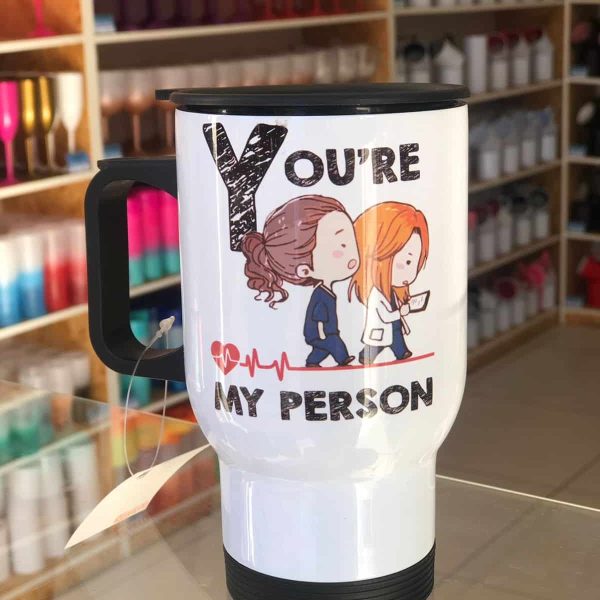 Caneca de Aço Inox Travel Mug